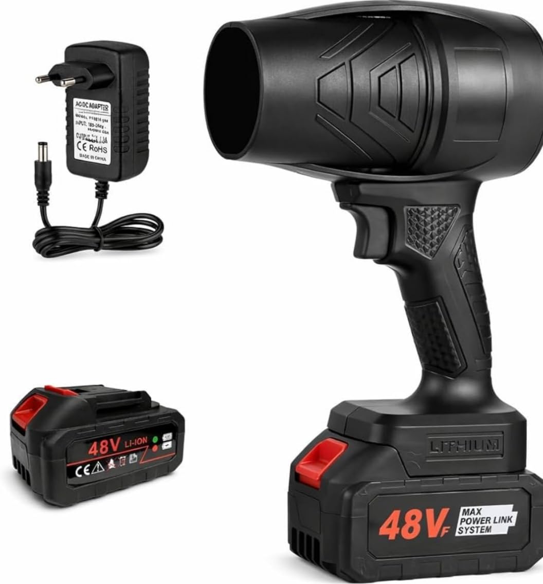 Violent Fan 48V Cordless Air Blower 35000PA Powerful Suction Multipurpose Indoor and Outdoor Single Battery Model-image-9