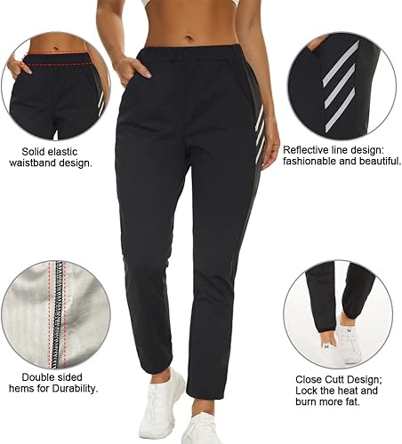 Miniatura 3 de NINGMI Traje de sauna para mujer, chaquetas de sudor, camisa de entrenamiento de manga larga, parte superior adelgazante con cremallera, moldeador