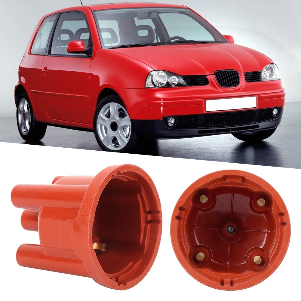 Tapa del distribuidor del coche con rotor, 030905207 030905225C Tapa del distribuidor Rotor del distribuidor apto para Seat Arosa