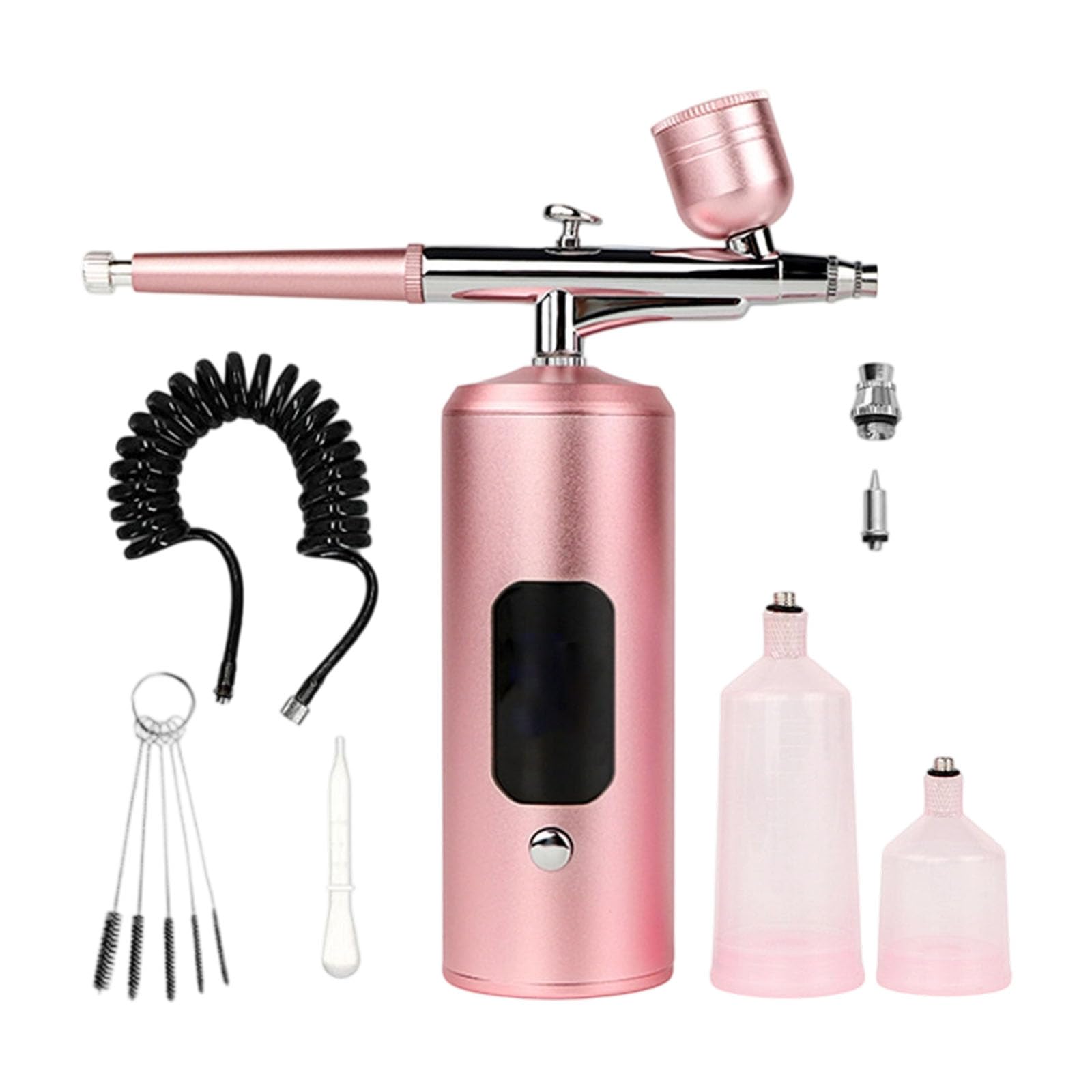 Professional Multipurpose Pneumatic Sprayer 7.4V Copper Alloy Design Suitable for Skincare Creative Airbrushing High Pressure Airbrushing for Artistic Sprayer