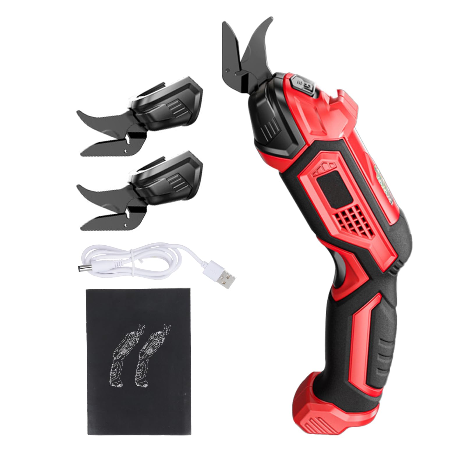 Domary Cordless Electric Scissors, 4.2V Cutter (with Tungsten Steel