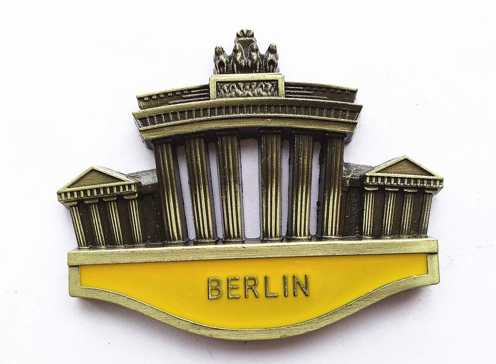 Muyu Magnet Souvenir Berlin Germany 3D Metal Fridge Tourist Gift Collection Home & Kitchen Decoration ic Sticker Berlin Germany Refrigerator