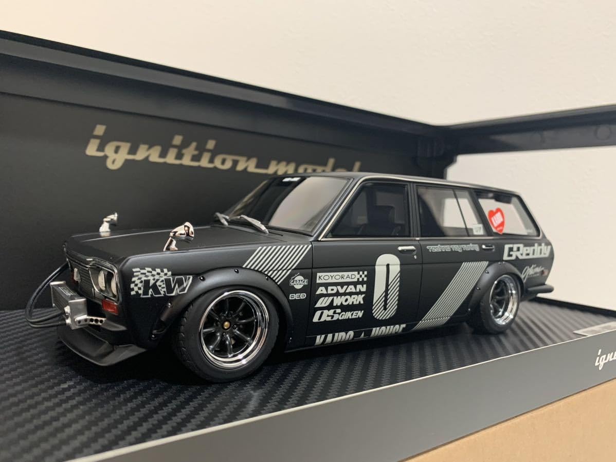 Amazon.co.jp: イグニッションモデル 1/18 ブルーバードワゴン Datsun 