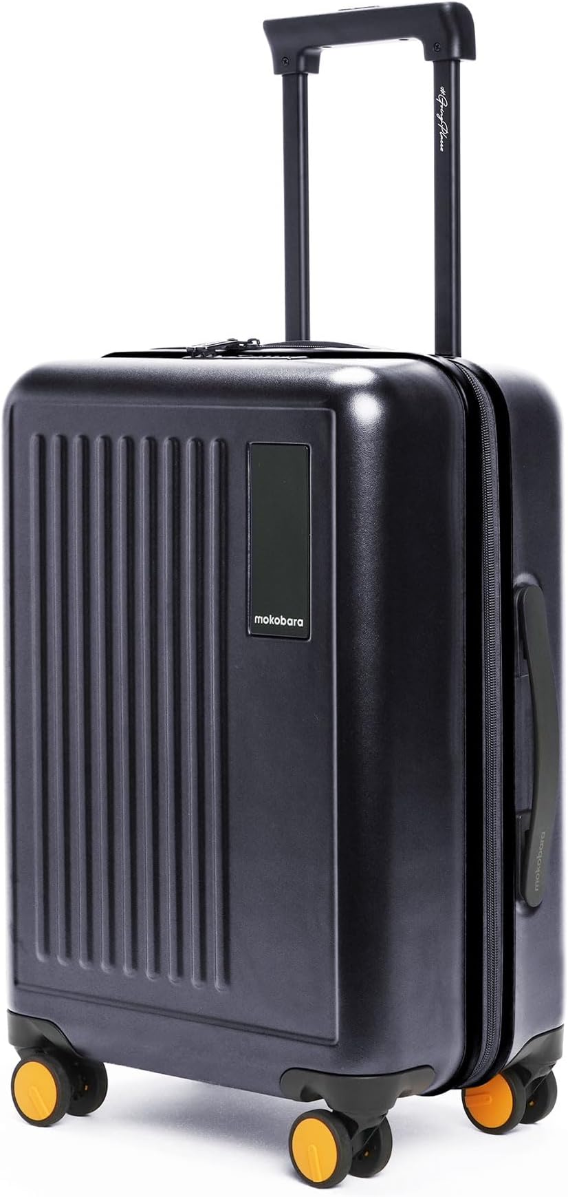 - The Transit Luggage Poly-Carbonate Hard Sided 8 Silent Ninja Wheels for Travelling (Black, Cabin)