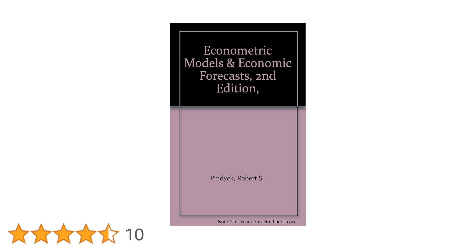 Amazon.co.jp: Econometric Models & Economic Forecasts, 2nd