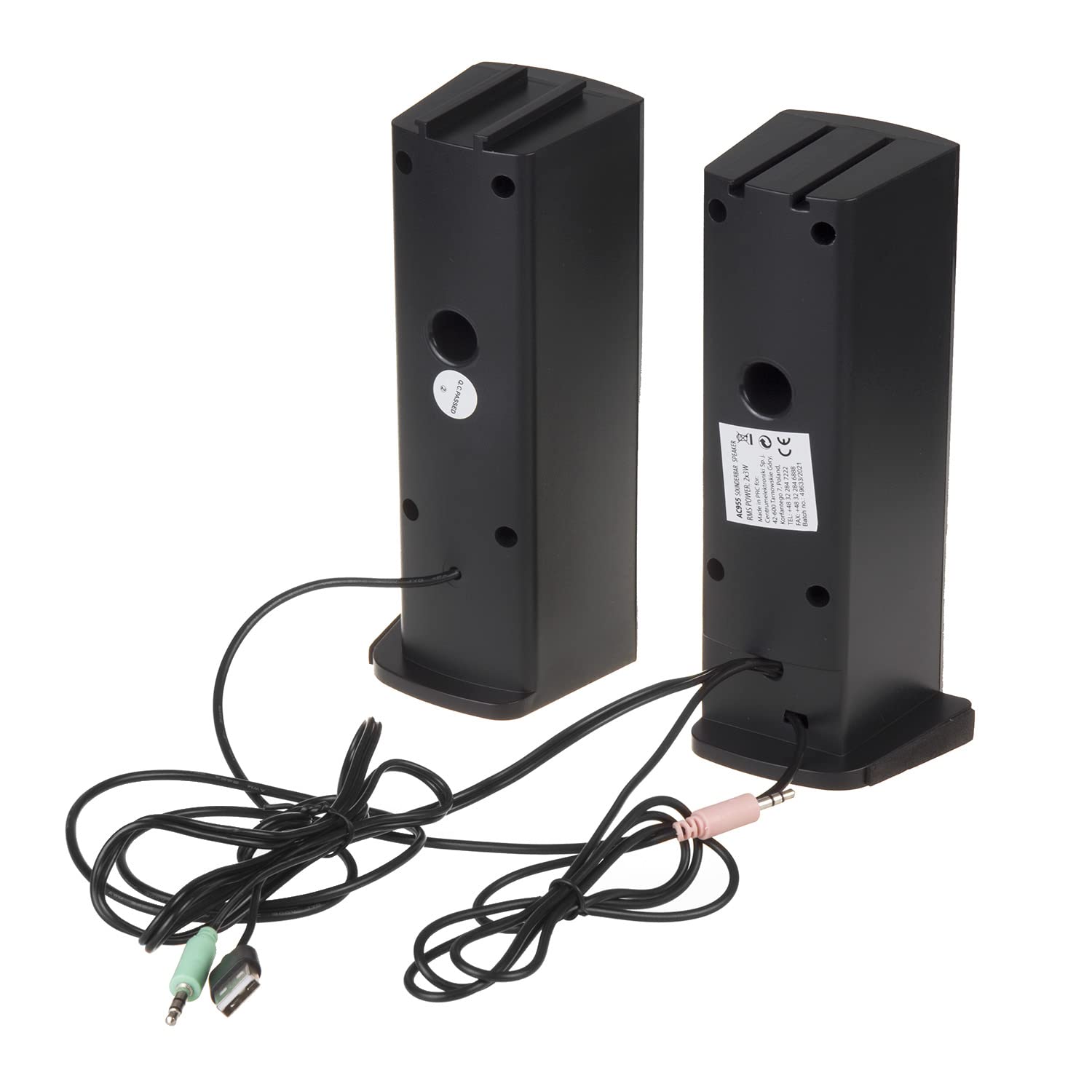 Audiocore AC955 3Wx2 Computer Soundbar LED USB 5v Line-in