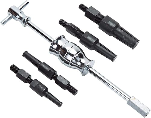 Miniatura 2 de Juego de martillo deslizante para extractor de cojinetes interiores ciegos, juego de extractor de 5 piezas, kit de extractor de cojinetes de pinza