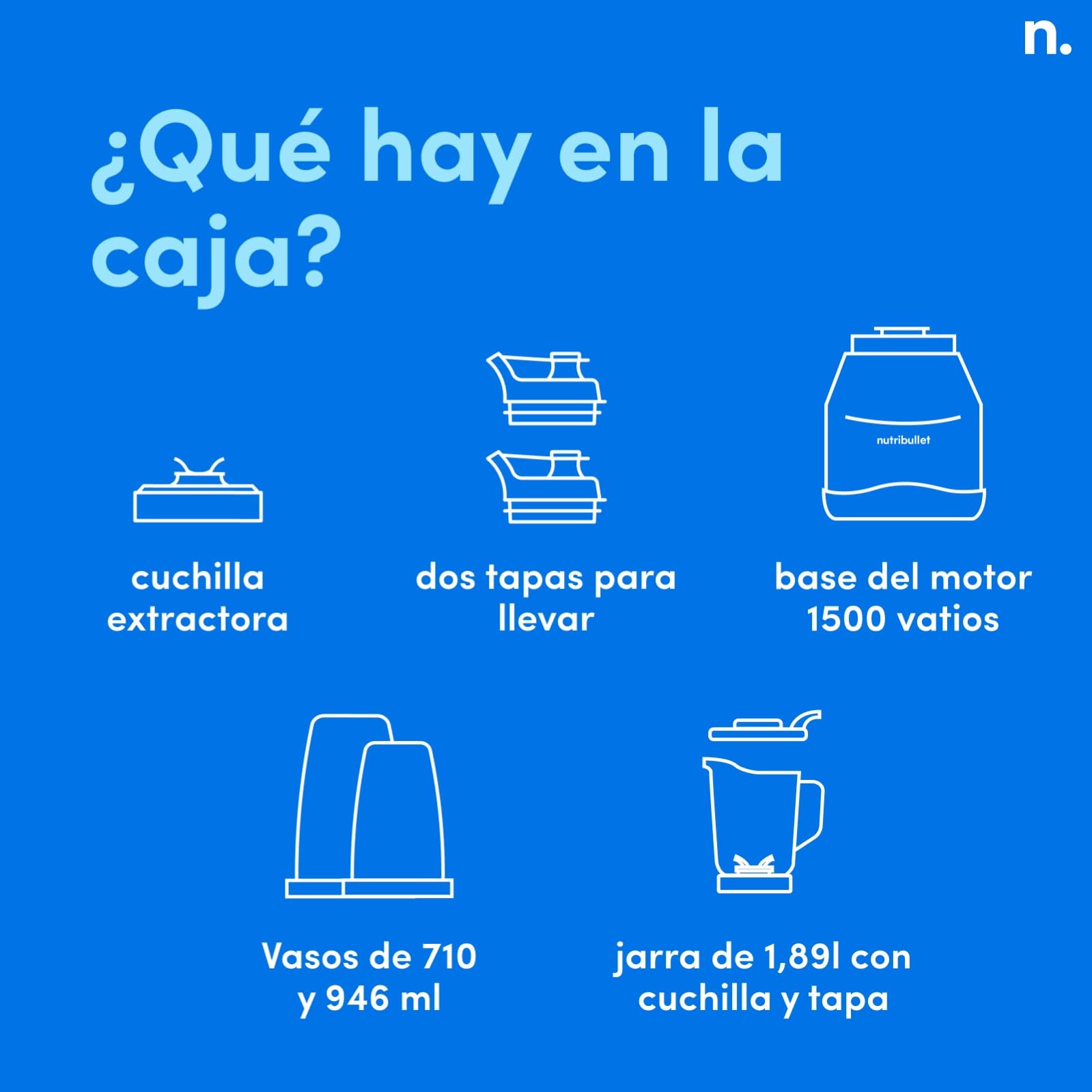 nutribullet triple Prep System, batidora eléctrica, batidora de vaso profesional multifunción, 1500 vatios de potencia, 3 electrodomésticos, negro, NBF580B