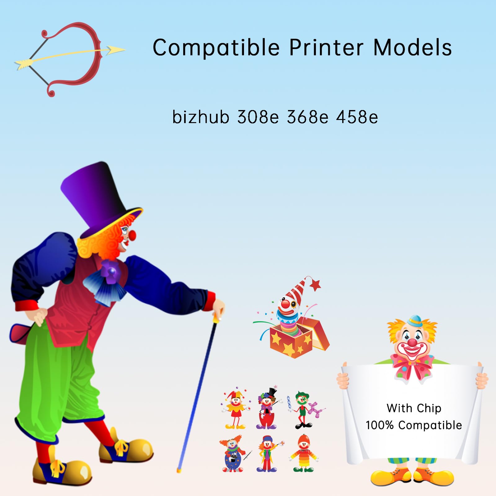 Tonzxce AA6UR70400 (110V) Fuser Unit Compatible with Konica Minolta bizhub 308e 368e 458e Printers, Enhanced Durability, Ideal for High-Volume Printing (2-Pack Black)