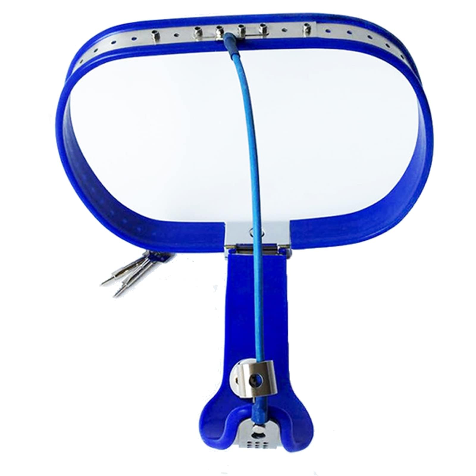 Cintura di castità per donne Dispositivo di castità sexy perizoma in acciaio inossidabile con plug anale Sfere anali Costumi erotici regolabili SM Giocattoli sessuali per donne Coppie(Normal60-90cm)