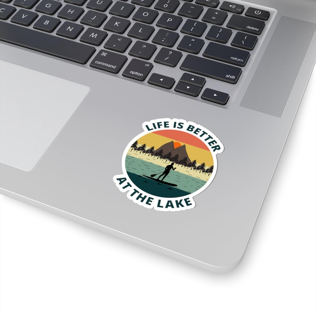 Lake Life Paddleboard Sticker - SUP Vinyl Decal for Water Lovers & Outdoor Enthusiasts