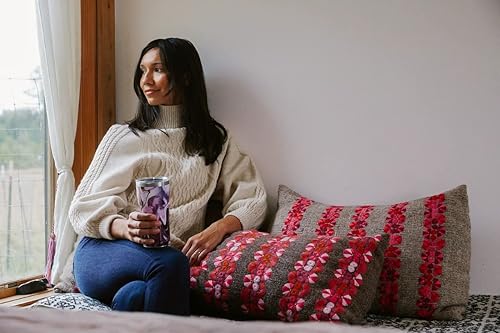 Miniatura 3 de Tervis Vaso aislado de triple pared de alejandrita de mármol mantiene las bebidas frías y calientes, 20 onzas, legado, acero inoxidable