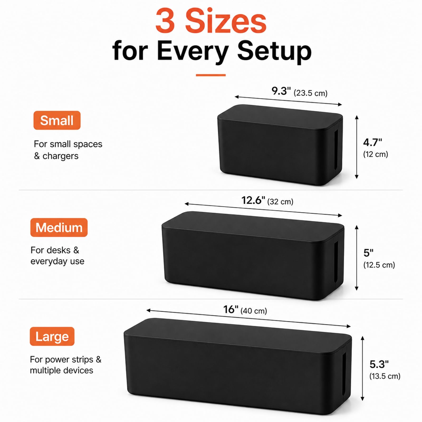 Desk Cable Organizers - Hide Cords & Clutter -3 Desk Cable Organizers - Hide Cords & Clutter -3