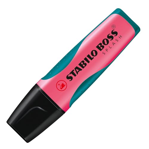 Image of STABILO BOSS Highlighter Pen | 1 Piece | Splash Series | Fluorescent Pink