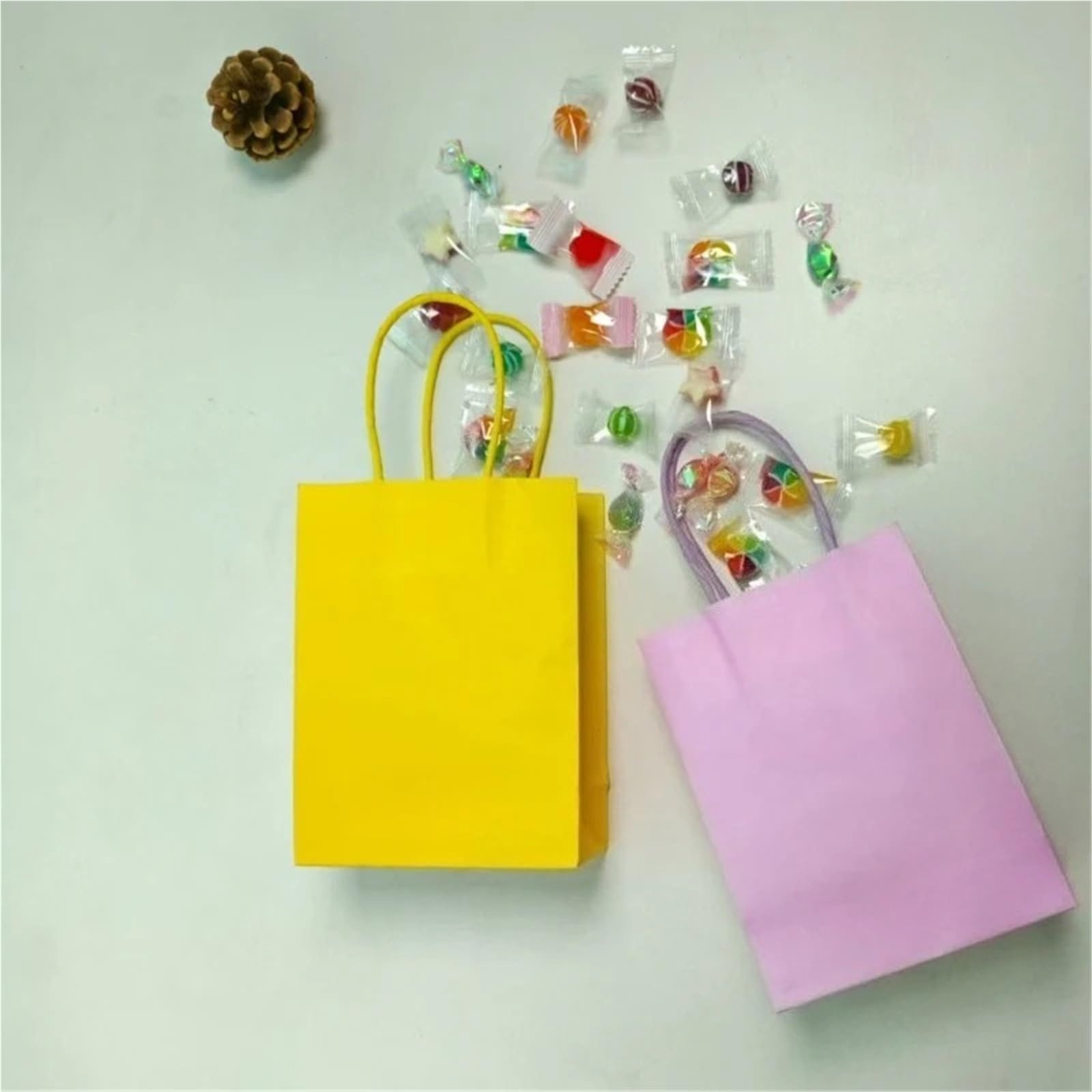 Papiertüten 10/20 Stück bunte Kraftpapiertüten