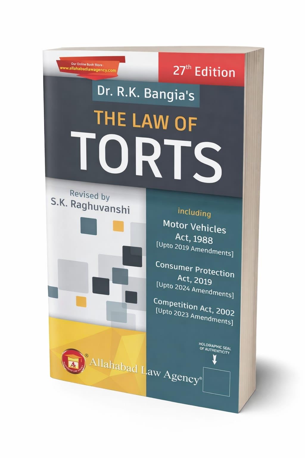 Format: Paperback The Law Of Torts 27th edition, 2025 by Dr. R.K. - Image 1