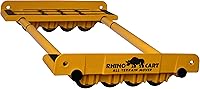 Rhino Cart All-Terrain Heavy Duty Dolly: 2000lb Capacity, Expands 6-46", Made in USA for Appliances, Furniture & Building Materials