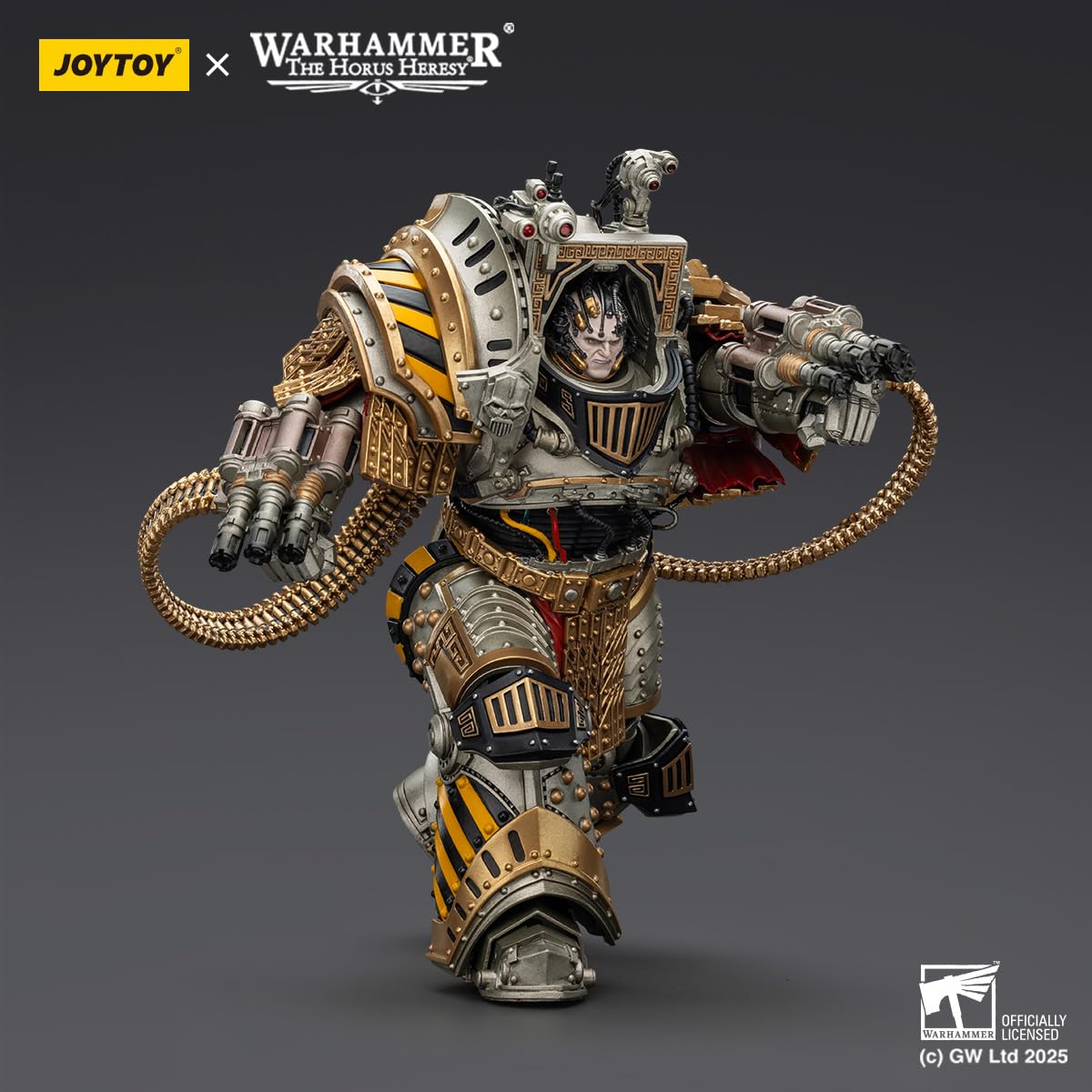 TOYVERSE JOYTOY 1/18 - Statuetta d'azione Warhammer The Horus Heresy, Iron Warriors Perturabo Primarch of The lVth Legion, articolazioni mobili modello di personaggio