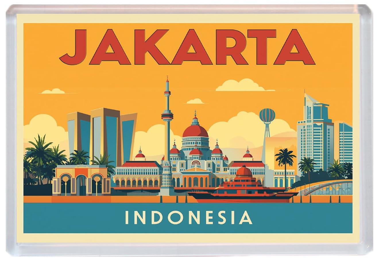 Jakarta - Indonesia - Jumbo Artistic Fridge Magnet 96 x 67mm BBSFHM3464