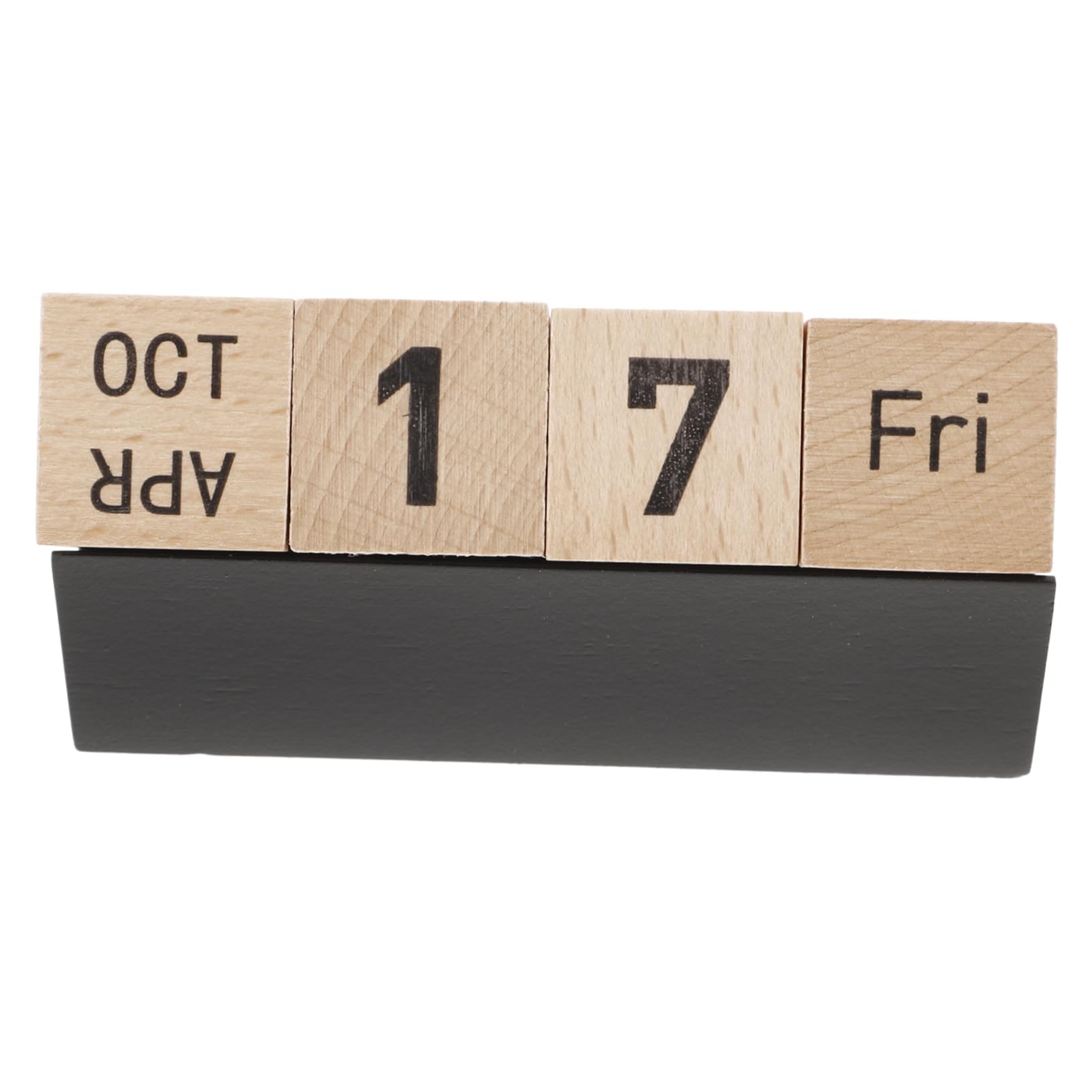 NUOBESTY 2 Pezzi Calendario Perpetuo Vintage Unico Promemoria Di Compleanno Calendario Da Tavolo in Legno Calendario Manuale Decorazione Calendario in Legno Fatto A Mano