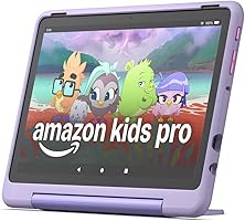 Amazon Fire HD 10 Kids Pro tablet (newest gen)| ages 6–12, long battery life, includes ads-free books, games, apps and...