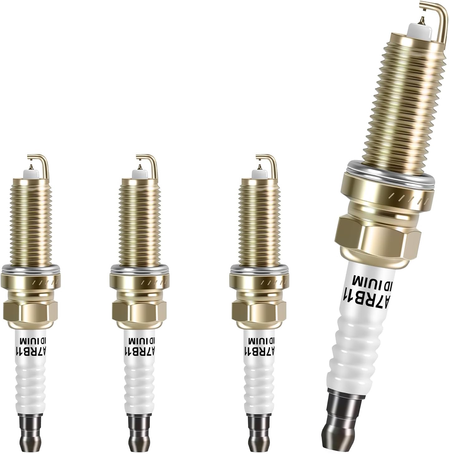 9621 Double Iridium Spark Plugs 4Pack Compatible with Ford for Ranger for Explorer for Mustang for Focus for Escape for Cavalier INFINITI for G35 for G37 for Q70 for QX60 for QX80