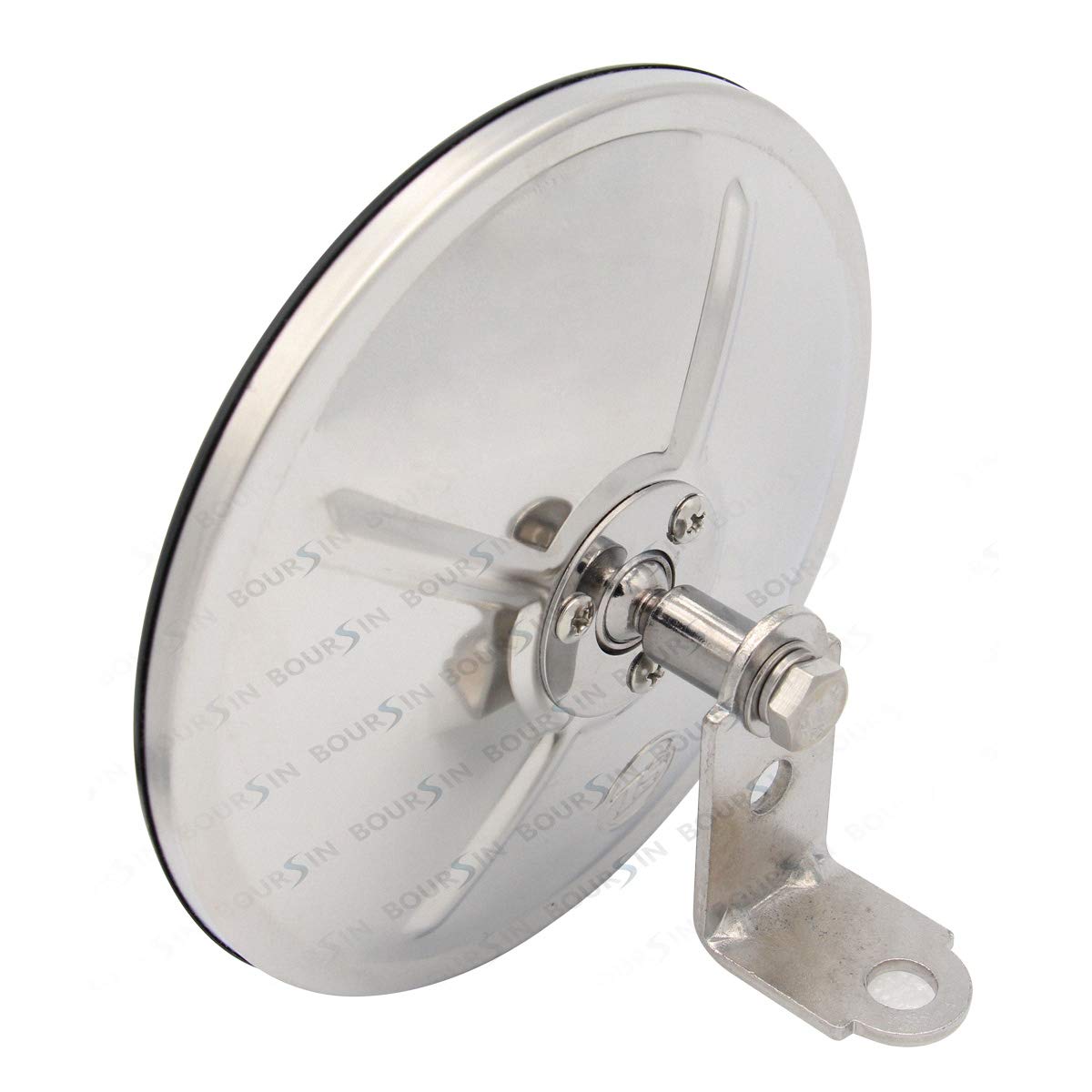 6" Convex Blind Spot Round Side Door Mirror For Isuzu NPR NPR-HD NQR NRR FSR FVR FRR GMC Chevrolet Adjustable Brackets