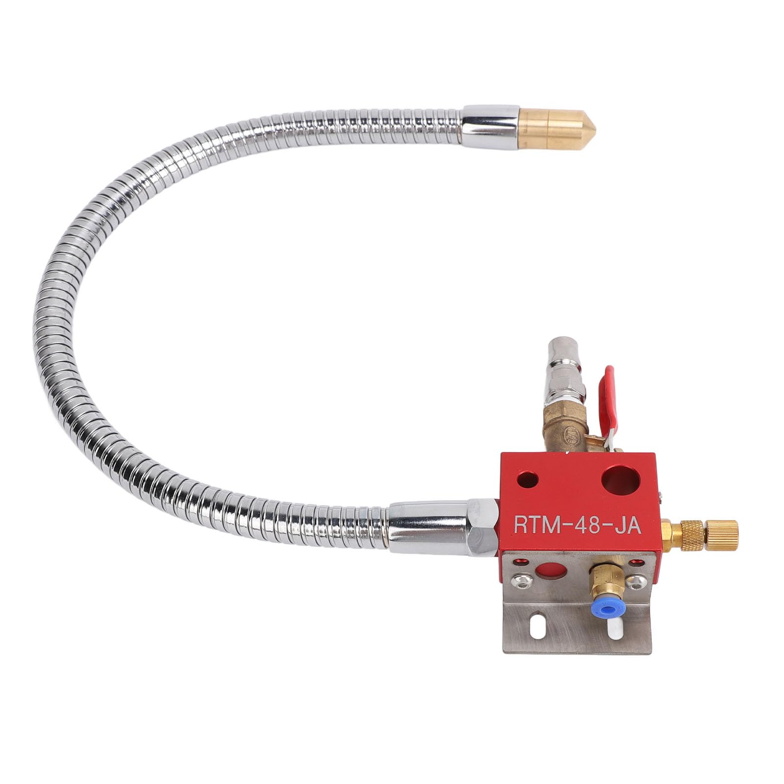 Generic Grawerka wąż Metalowy Mgła Chłodząca System Smarowania w Sprayu Długotrwały Opryskiwacz Chłodzący 48cm 2m Aluminium