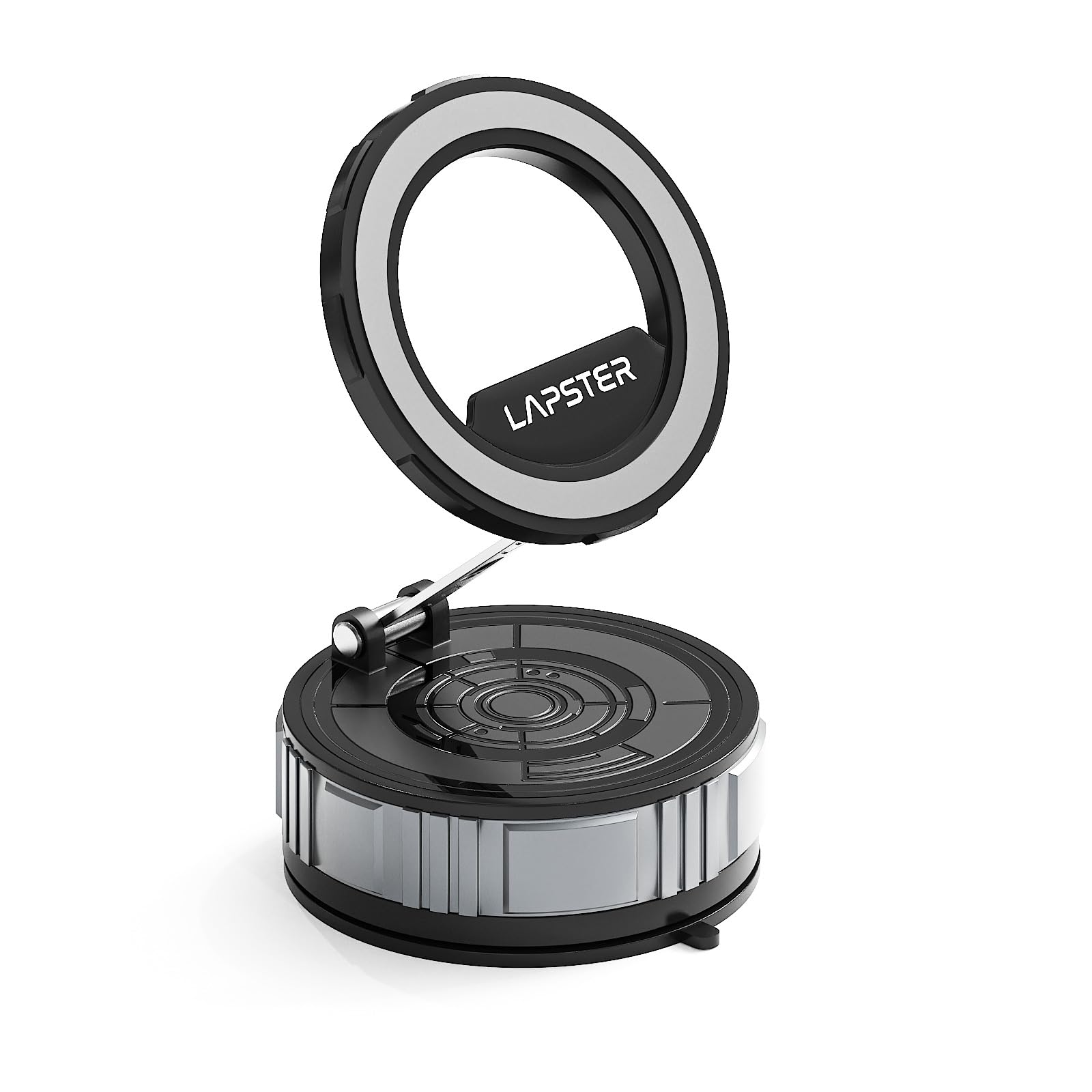 Lapster Magneto M3 Magnetic Phone Holder with Vacuum Suction 360° Rotation | Universal Car Mount for Dashboard, Gym, Mirror & Shower | Hands-Free Mobile Stand Compatible with All Smartphones.-image-43