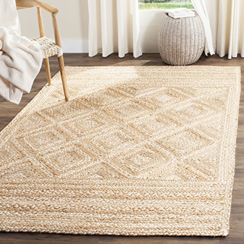 Safavieh Natural Fiber Collection NF925A Alfombra de yute tejida a man