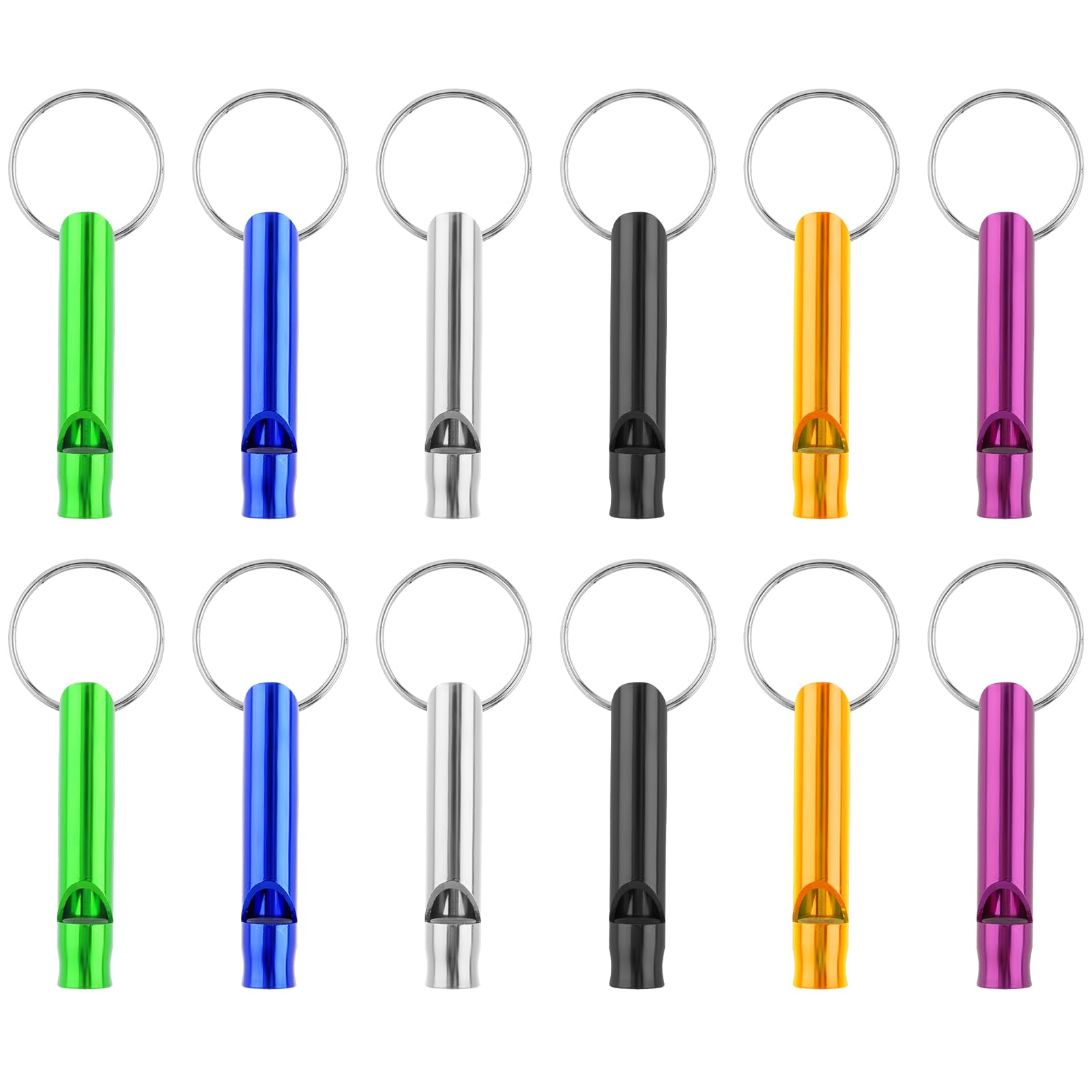 Mabor 12PCS Loud Whistles for Teachers Adults Kids, Gather Team Members Outdoors, Safety Whistles for Teacher, Metal Whistle for Outdoor Sports Camping Hiking