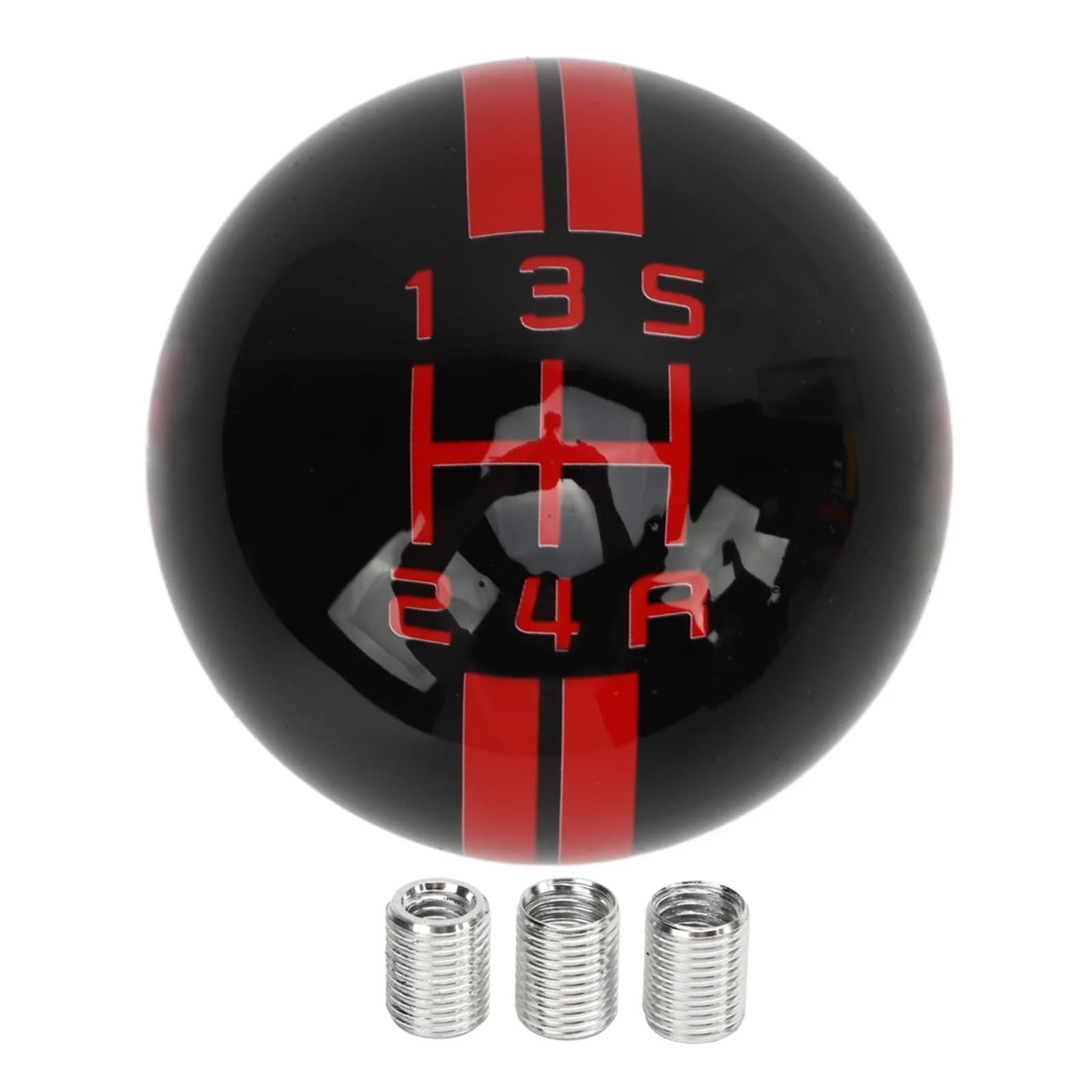Jxewmtmc A For Mustang 1967-2018 5 Speed Gear Shift Knob Manual Transmission Shifter Lever Stick Head Gear Stick Shift Cover(A)