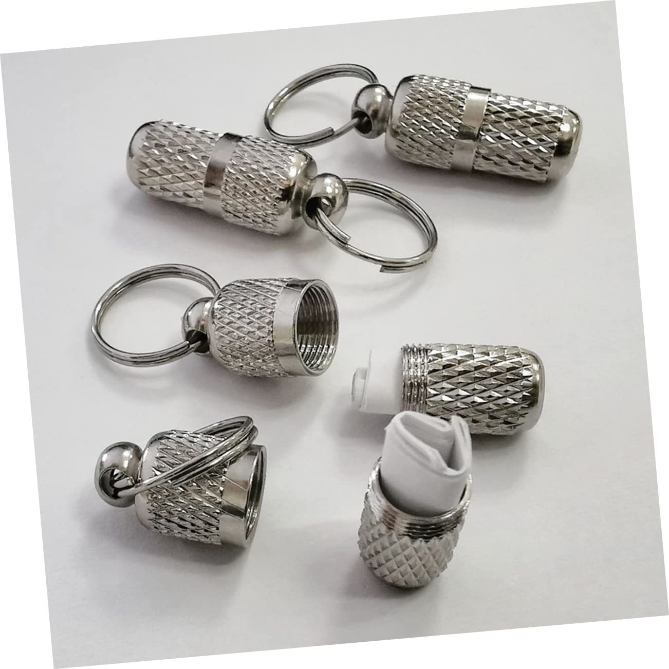 YARNOW 100piezas Colgante De Identificación Para Placa Antipérdida Para De Decoración Plata y