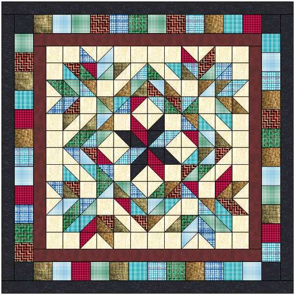 Quilt Kit Home for The Holiday's Beautiful Fabrics Pre Cut & Ready to Sew!!