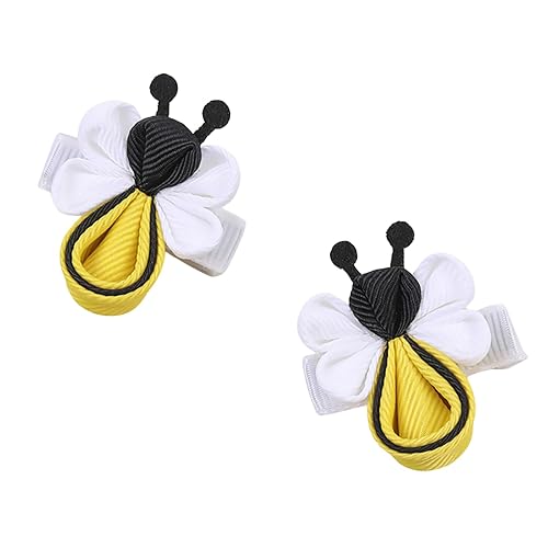 Yellow Hair Clip for Girls Cute Bee Hair Accessories Spring