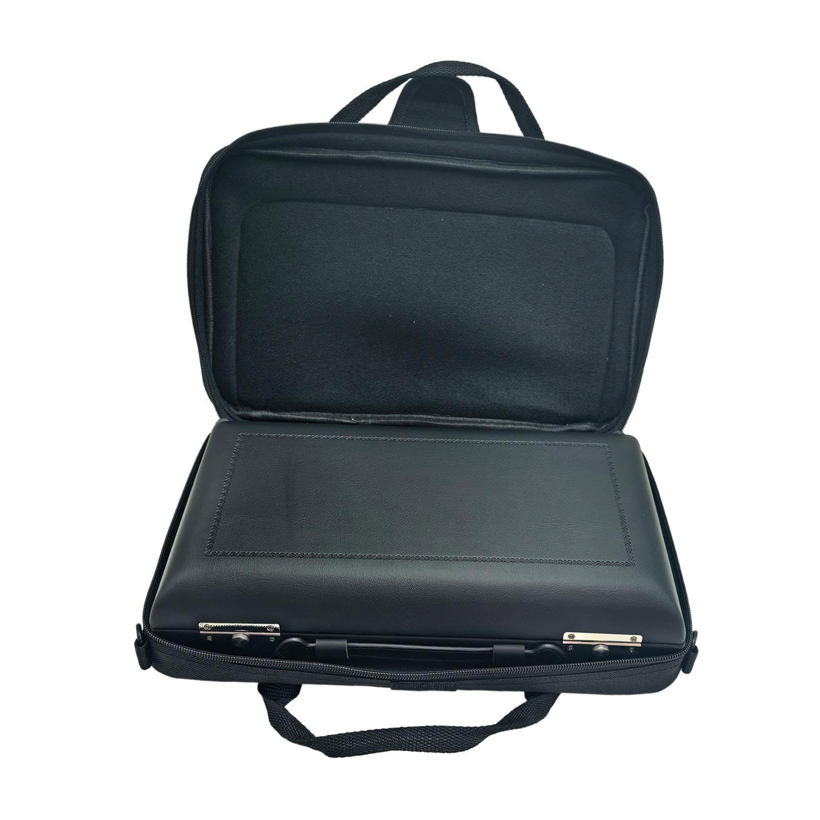Étui de Rangement pour Hautbois (lot de 2) avec Boîte Fourre-tout En Cuir PU, Bois Rigide, Doublure En Velours Antichoc, Idéal pour Les Spectacles, Le
