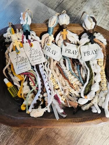 Yarn Tassel Bible Bookmark with Built-in NFC Verse - Perfect