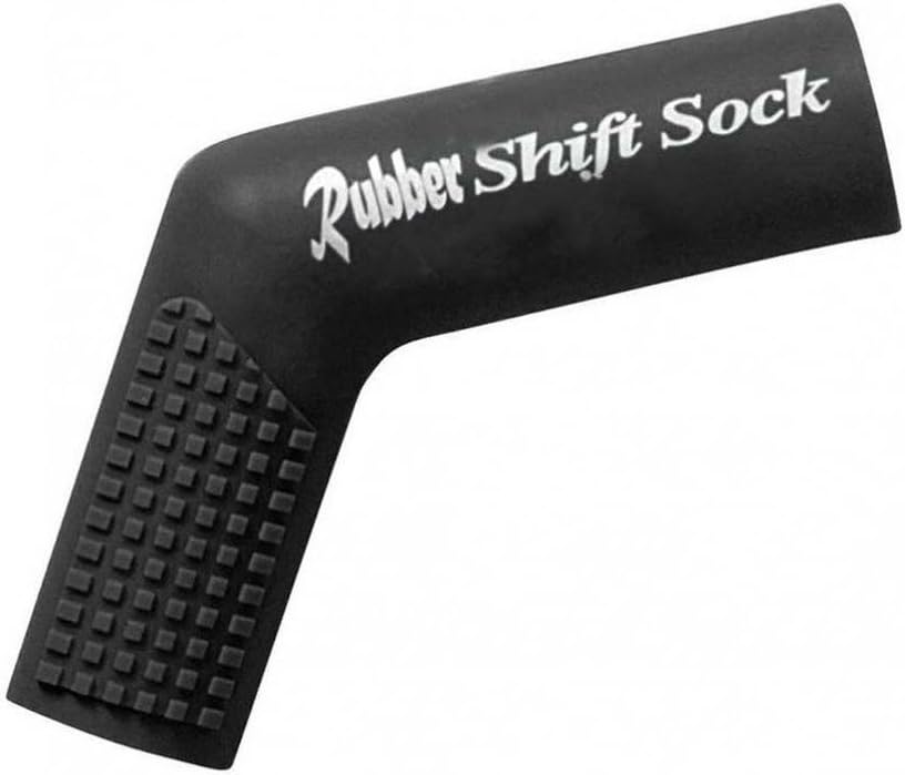 MOTOCARE Gear Boot Shoe Protector Rubber Shifter Sock Cover for Motorcycle (Black Finish)