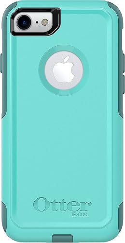 OtterBox Commuter Series - Funda para iPhone SE (3 y 2 generación) y iPhone 87 (solo embalaje) - Embalaje no minorista, Aqua Mint Way (Aqua
