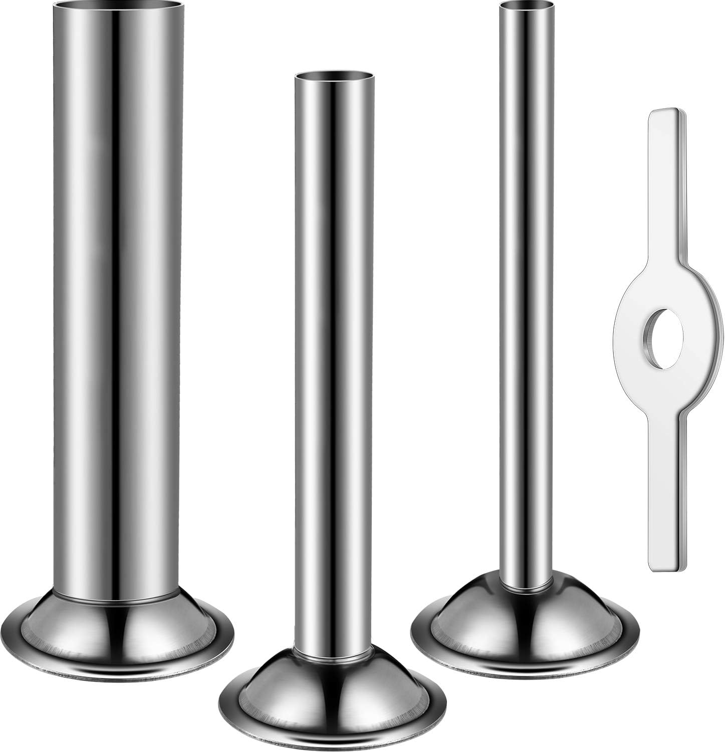 12 Stainless Steel Sausage Stuffer Tubes for Meat Grinder