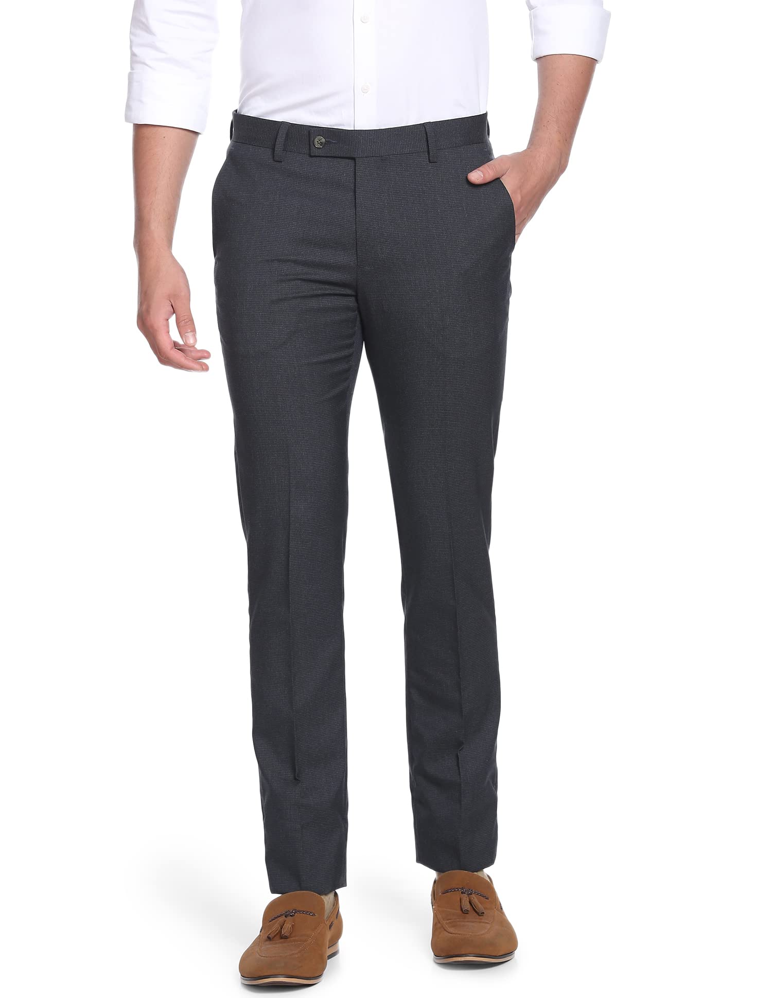 Men's Tailored Fit Mid Rise Pants