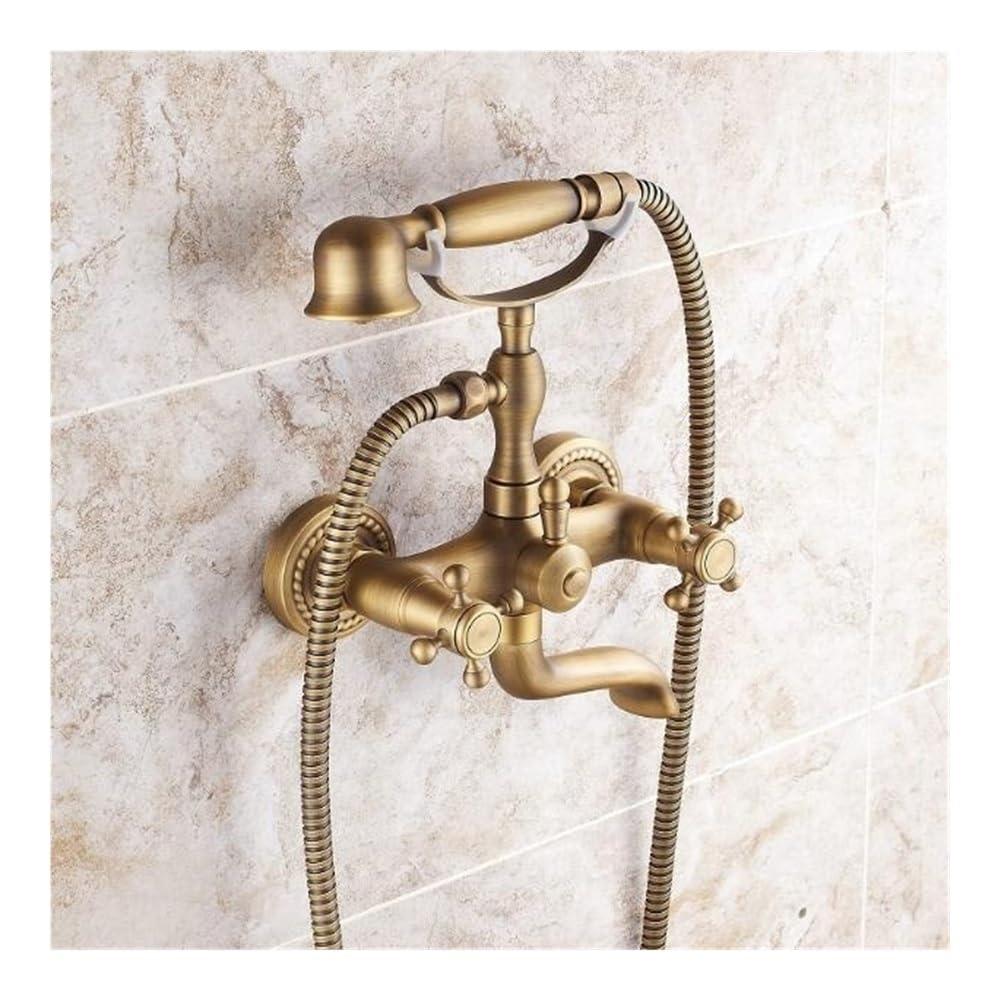Blyqxs 1 Bathtub Faucets Wall Mounted Brushed Shower Faucets Torneiras Xt354