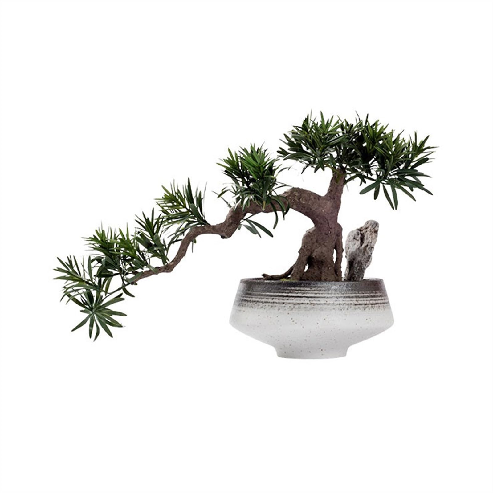 IUokLU Artificial Bonsai Tree Simulation Plant Bonsai Ornaments Hotel Study Zen Tea Table Decorations Upscale Bonsai Artificial Tree