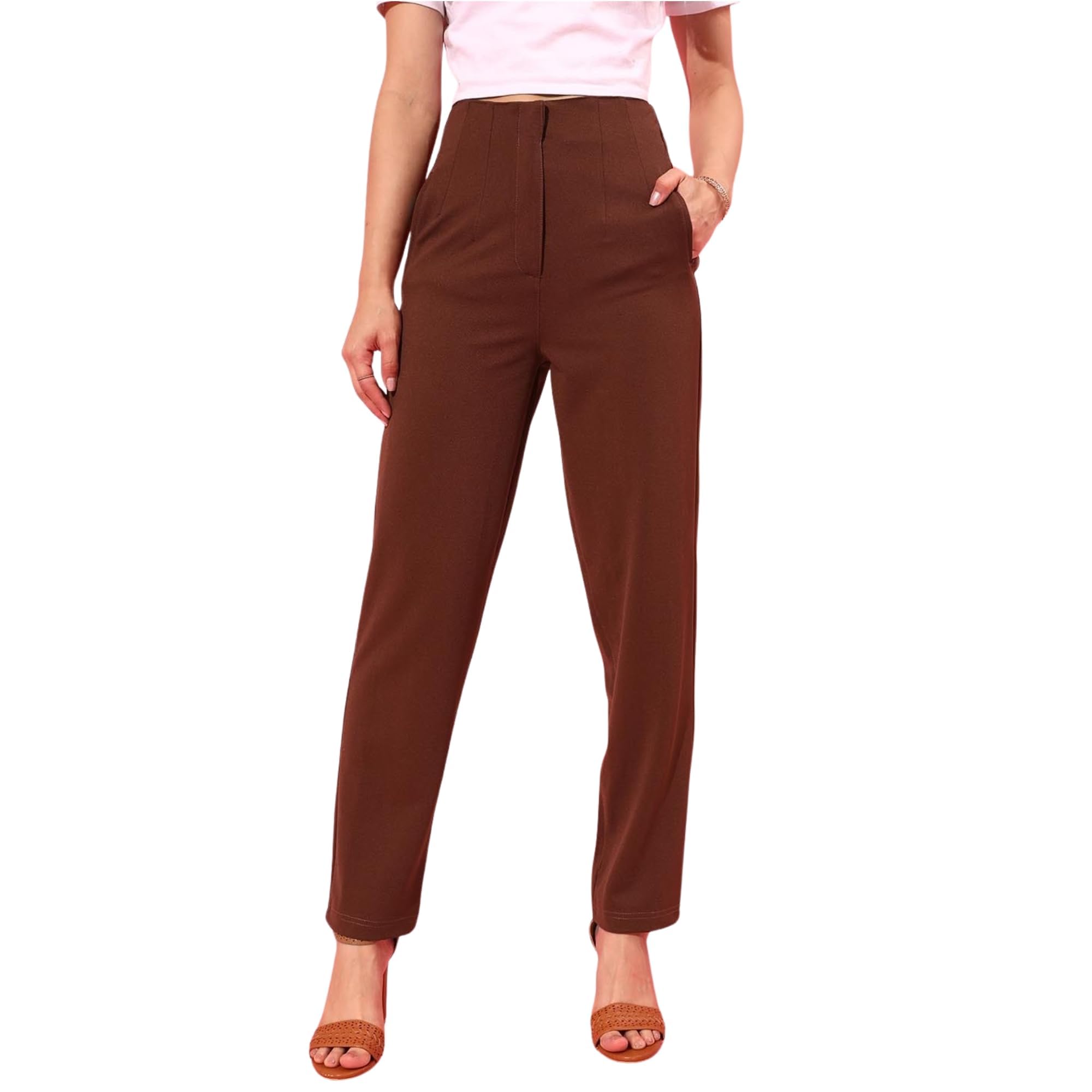 street9 Regular Fit Women Brown Trousers | trs000o5209-picture-55