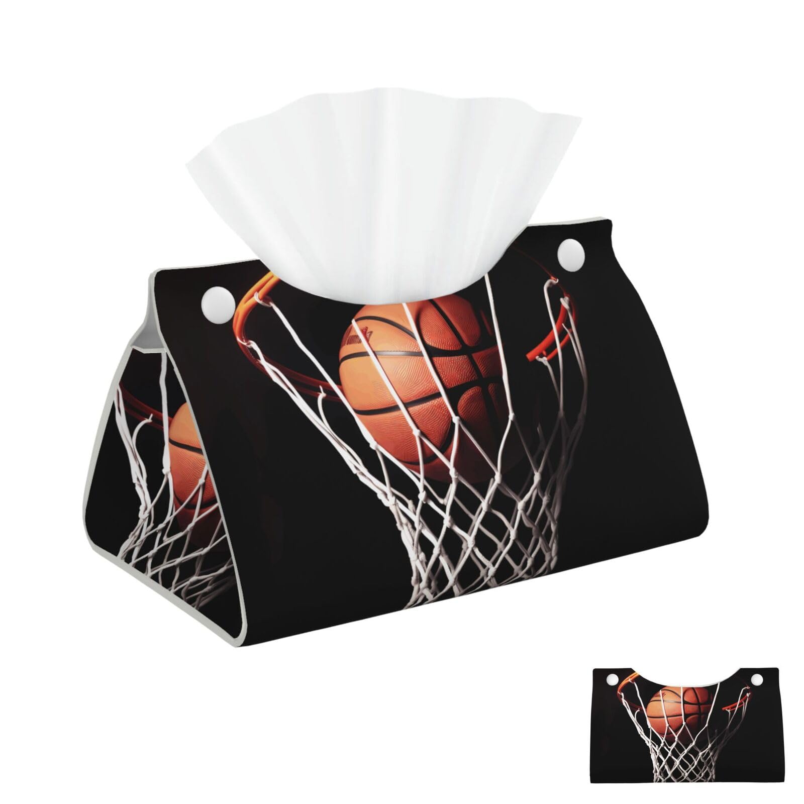 Basketball Tissue Box Cover Square Cube Boxes