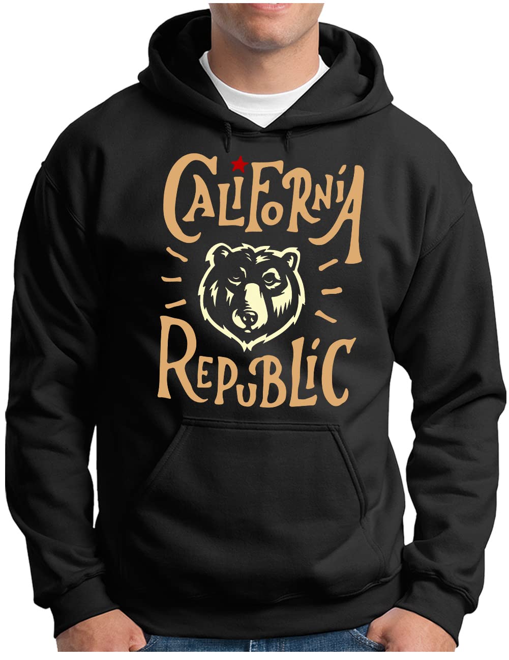 Sweat à capuche homme en taille XXL qui garde sa forme