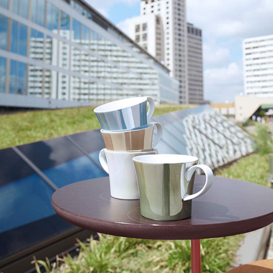 KPM Berlin Colors of BERLIN porcelanowy kubek, filiżanka śniadaniowa, filiżanka do kawy 0,3 l, ręcznie robiona, Köpenick w pudełku prezentowym
