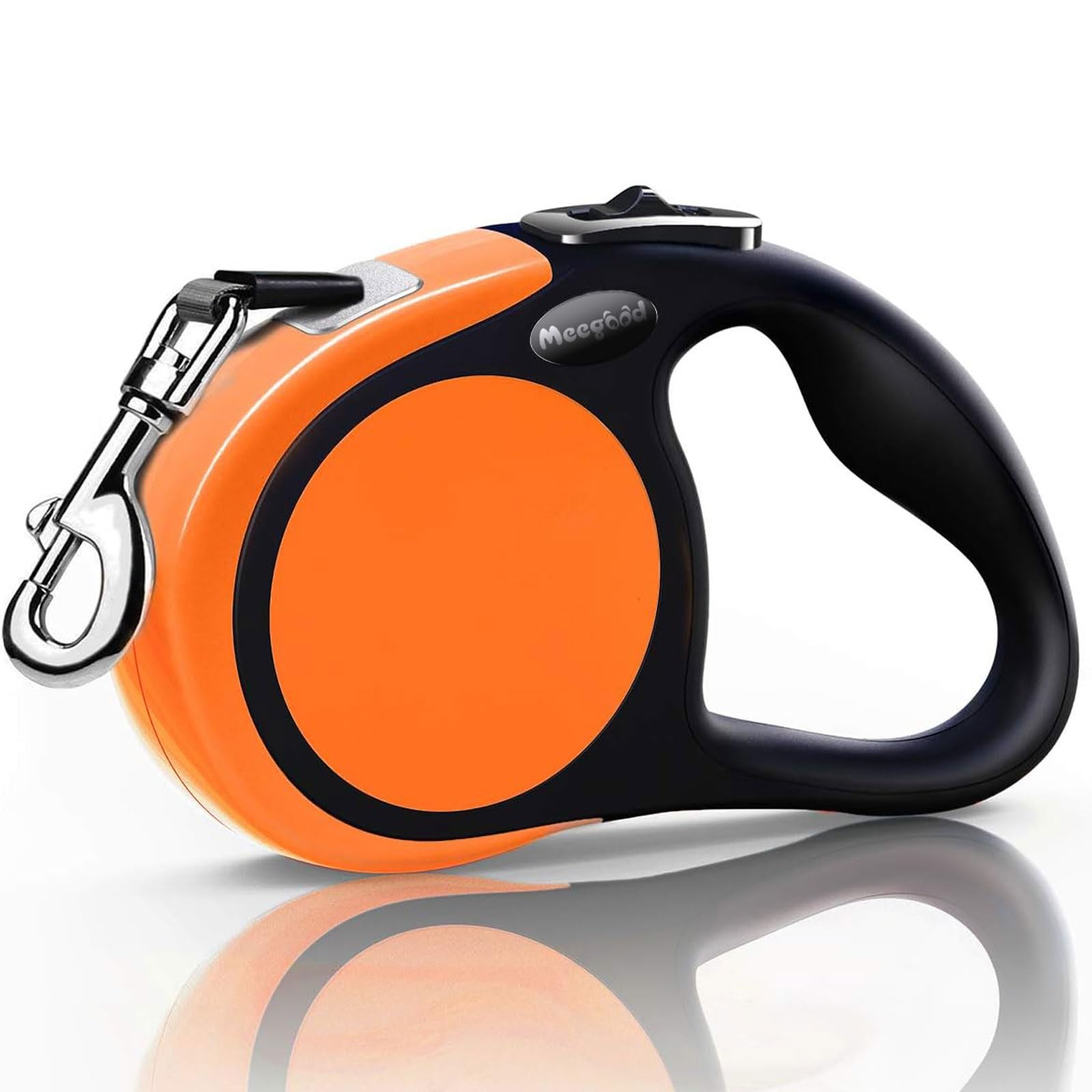 Heavy Duty Retractable Dog Leash-16ft Strong & Durable Walking Leash for S to L Dogs up to 45/115 lbs, Upgraded Lock System, Non Slip Grip, Tangle