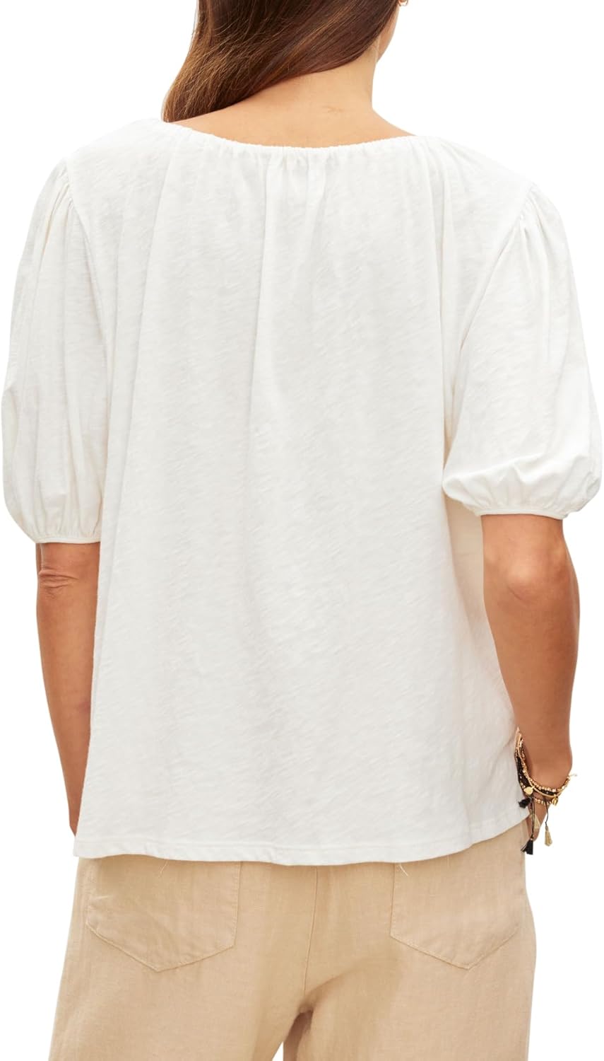 Velvet by Graham & Spencer Women's Lee Cotton Slub Blouse - Image 3