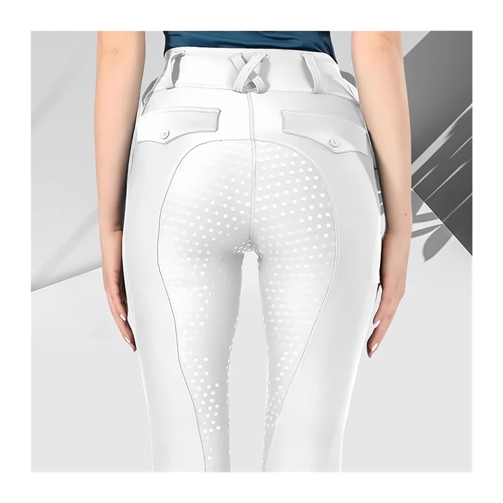 Pantalones De Montar A Caballo Pantalones de equitación for Mujer, calzas ecuestres con Asiento Completo Silicona, Mallas Deportivas competición para EquitacióN